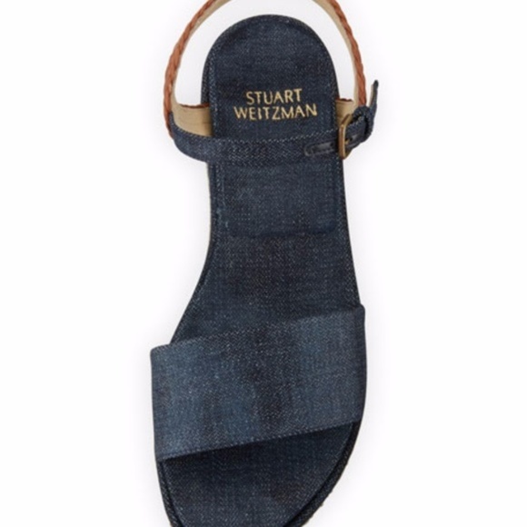 Stuart Weitzman Yourway Denim Platform Sandal - Picture 2 of 8